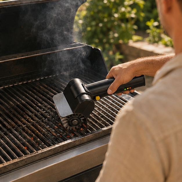 Brosse Barbecue Électrique Sans Poils — BBQ Pure™